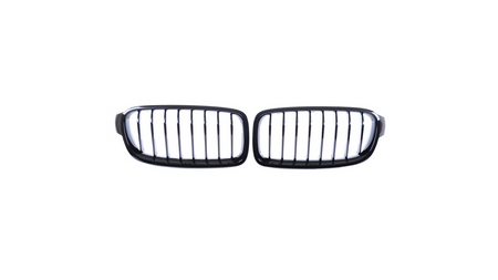 Grill BMW 3 F30 F31 pojedyncze żeberka Gloss Black