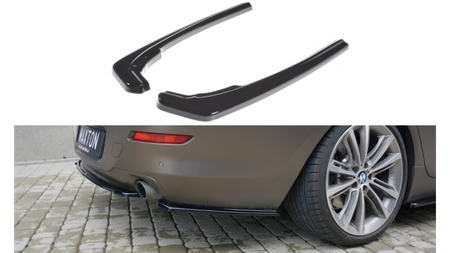 Splitter BMW 6 F06 Tył Boczne Gloss Black