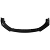 Universal Car Front Bumper Lip Spoiler (3 pcs) Gloss Black