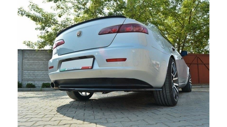 Splitter Alfa Romeo 159 Tył Środkowy Bez Dyfuzora Gloss Black