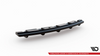Splitter BMW 5 F11 M-Pack Rear Central 2 single exhaust ends Gloss Black