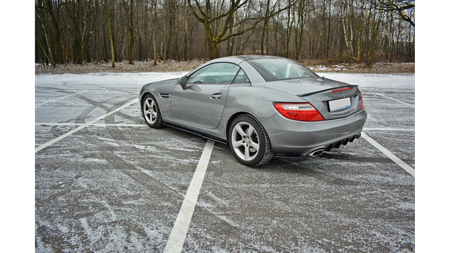 Dokładka Mercedes-Benz SLK R172 Zderzak Tył Gloss Black