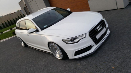 Diffuser Audi A6 C7 S-Line Side Skirts Gloss Black