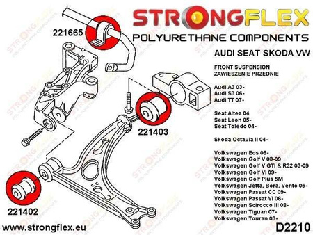 Front wishbone front bush SPORT