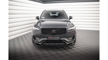 Splitter Volvo XC90 R-Design II Facelift przód v.1 Gloss Black