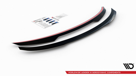 Spoiler Cap Hyundai I40 I Gloss Black