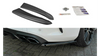 Splitter Mercedes-Benz C C205 63AMG Tył Gloss Black