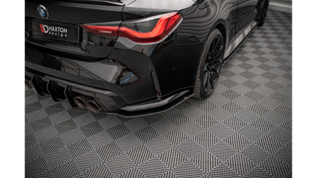 Splitter BMW 4 G82 M-Pack Rear Side Street Pro Black
