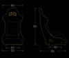 Fotel Sportowy Bimarco Cobra PRO Welur Red-Black FIA