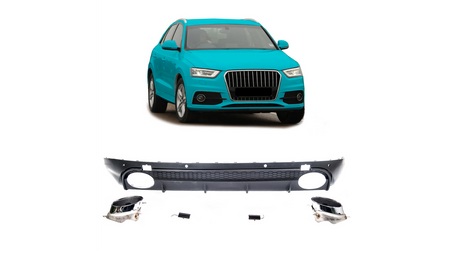 Diffuser Audi Q3 8U Rear with Pipes