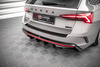 Diffuser Skoda Octavia IV RS Rear Valance Gloss Black