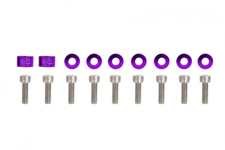 Decorative screws washers M8x1.25 25mm JDM Purple
