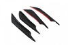 Front Bumper Splitter Fins Body Spoiler Canards 4pcs