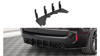 Diffuser BMW X5 F85 M-Pack Rear Street Pro Black-Red