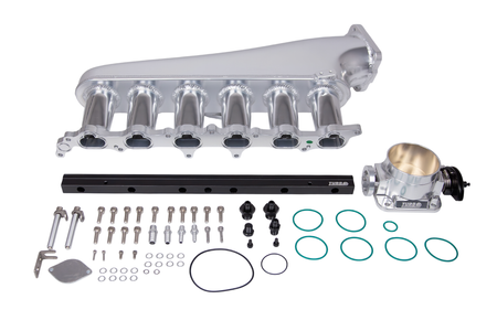 Kolektor ssący Toyota Lexus 2JZ-GE z przepustnicą i listwą paliwową