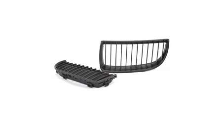 Grill BMW 3 E90 E91 pojedyncze żeberka Matt Black