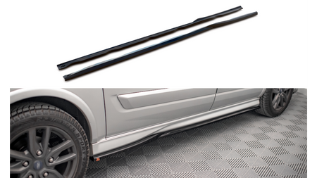 Diffuser Ford Transit Custom I ST-Line Facelift Side Skirts Gloss Black