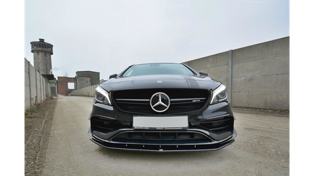 Splitter Mercedes-Benz CLA A45 AMG C117 Facelift Front v.1 Gloss Black