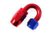 Reusable swivel hose end 180deg AN12