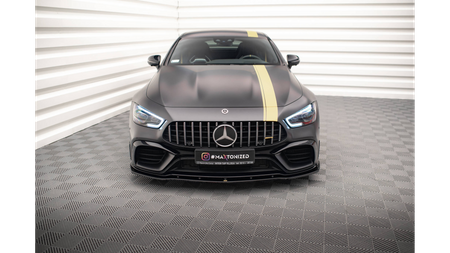 Splitter Mercedes-Benz GT 63S 4-Door Aero przód v.2 Gloss Black