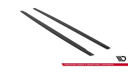 Side Skirts Audi RS5 F5 Street Pro Black-Red