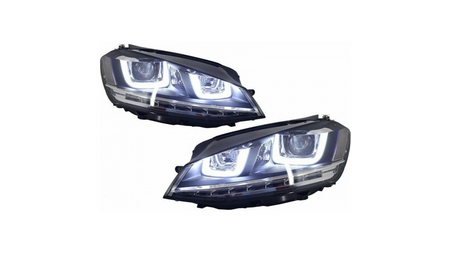 Lights Volkswagen Golf 7 Front Chrome