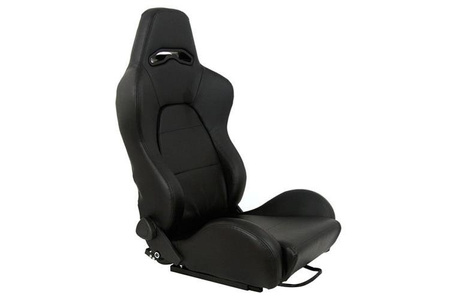 Racing seat DRAGO PVC Black