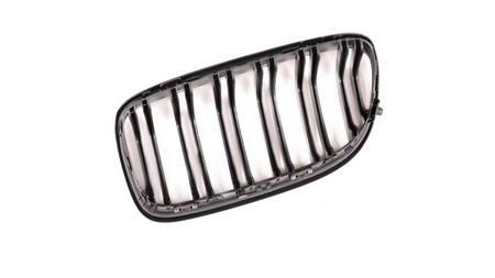 Grill BMW 3 E90 E91 Facelift podwójne żeberka Matt Black