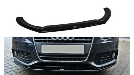 Splitter Audi A4 B8 Front v.2 Gloss Black