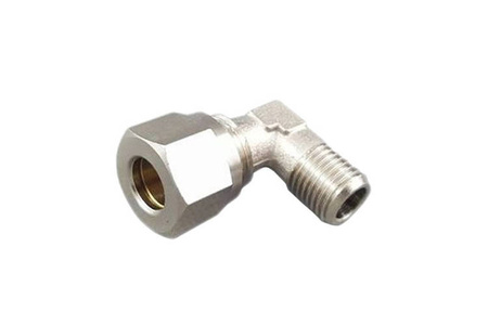 ZŁĄCZKA do MIEDZI / ALUMINIUM 10mm - 1/4" kątowa