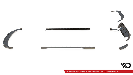 Splitters set BMW 1 F40 M-Pack Carbon