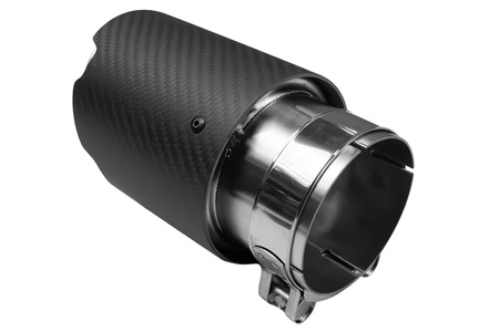 Exhaust 89mm Inlet 70mm Carbon Matt
