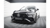Splitter Mercedes-Benz A W177 A35 Facelift Przód Pro + flaps Black-Red