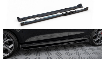 Diffuser Ford Fiesta VIII ST ST-Line Side Skirts v.4 Gloss Black