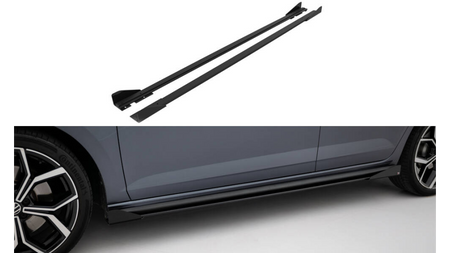 Dokładka Volkswagen Polo GTI Mk6 Facelift Progi Street Pro Black + Gloss Flaps