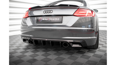 Dokładka Audi TT 8S S-Line Zderzak Tył Gloss Black
