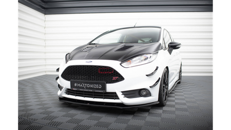 Splitter Ford Fiesta VII Facelift ST przód v.1 Gloss Black