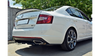 Splitter Skoda Octavia III Facelift RS Tył Boczne Gloss Black