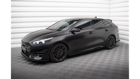 Diffuser Kia ProCeed I GT Facelift Ceed GT III Facelift Side Skirts Street Pro Black-Red