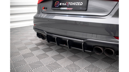Dyfuzor Audi S3 8V Facelift Tył Street Pro Red