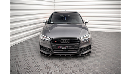 Splitter Audi A3 8V Facelift S-Line przód v.1 Gloss Black