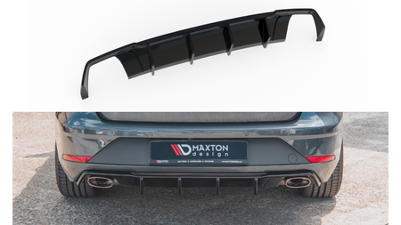 Diffuser Seat Leon Cupra I STII Facelift Rear Valance v.2 Gloss Black