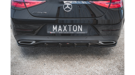 Diffuser Mercedes-Benz CLS C257 Rear Valance AMG-Line Gloss Black