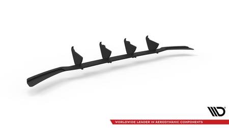 Diffuser Volkswagen Golf R-Line Mk 7 Facelift Rear Street Pro Black-Red