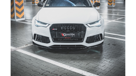 Splitter Audi RS6 C7 Front v.3 Gloss Black
