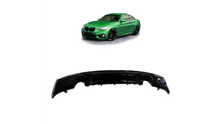 Diffuser BMW 2 F22 F23 Rear Gloss Black