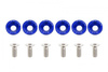 Decorative screws washers M8x1.25 15mm JDM Blue
