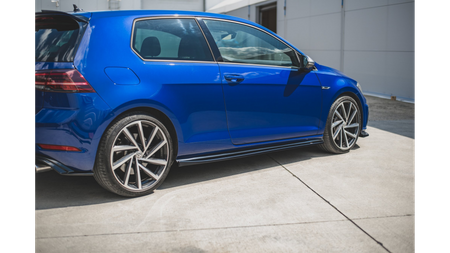 Dokładka Volkswagen Golf 7 Facelift R Progi v.4 Gloss Black