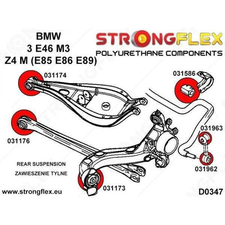 Full suspension bush kit SPORT