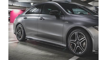 Dokładka Mercedes-Benz CLA 35 45 C118 Progi Gloss Black